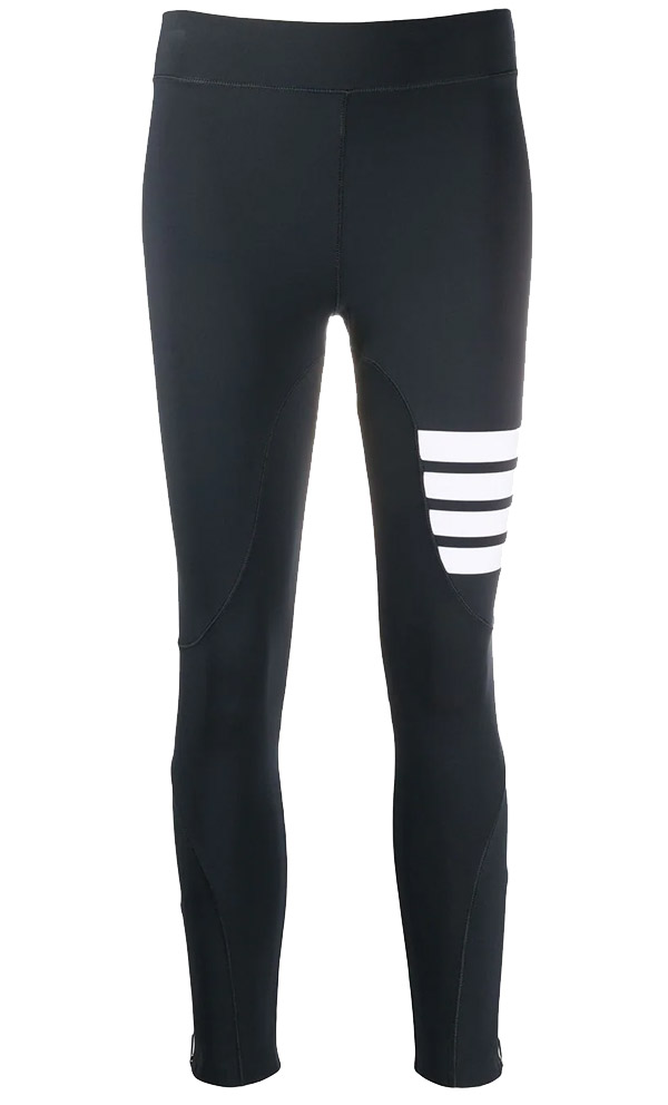 Compression tights with 4-bar in polyamide stretch interlock - Thom Browne